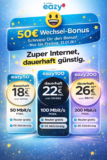 🌐 eazy Kabel-Internet ab 18,99€ | Vodafone-Netz 2026