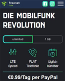 Günstig & flexibel: freenet FUNK – Allnet-Flat mit LTE-Datenflat für 99 Cent am Tag
