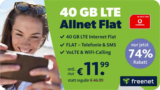 Freenet Vodafone Green LTE: 40 GB Flat für 11,99€ 💪