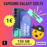 🔥 Galaxy S25 FE + Gratis Tablet + 150GB Telekom nur 0,54€/M