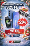 Galaxy S25 FE + Fit3 für 1€ | 20 GB 5G | 19,99€ mtl.