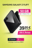 📱 Galaxy Z Flip 7 + Telekom 50 GB ab 2,70€ eff. ✓