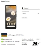 freenet green Vodafone ab 12,99€ mit Pixel 6a für 33,33€