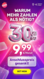 🔥 HIGH Mobile 30 GB 5G Telekom-Netz für 9,99€ | bis 100 Mbit/s