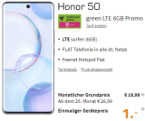 Honor 50 für 59€ mit 10 GB Mobilcom Debitel Green Telekom Tarif für 19,99€ | effektiv 6€ für den Vertrag