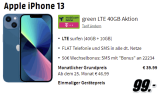 Apple iPhone 13 für 99€ mit 50 GB Mobilcom Telekom Flat für für 39,99€ | effektiv 12€ für den Vertrag