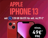 o2 Free L Boost (120 GB LTE) ab 44,99€ mit Galaxy S22 ab 4,95€, iPhone 13 (mini) ab 4,95€