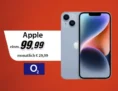 Apple iPhone 14 128GB für 99,99 € mit o2 Basic 35 GB eff. 7,11 €