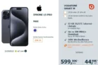 iPhone 15 Pro Max für 599€ + 100€ Bonus bei MNP + 999 GB Depot + 65 GB Vodafone 5G Vertrag eff. ab 5,41€