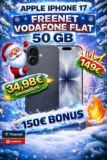 iPhone 17 + freenet Vodafone 50 GB für eff. -1,48€ mtl.!