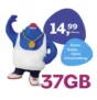 37 GB LTE & 120 Auslandsmin. für nur 14,99€ bei Lebara