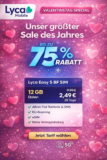 💚 Lyca Easy S 12 GB 5G für 2,49€ | 75% Rabatt