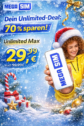 Mega SIM Angebote: Unlimited 300 MBit/s ab 29,99 € 📱