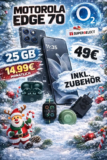 Motorola Edge 70 + Zubehör für 49€ | 25 GB | 14,99€ mtl.