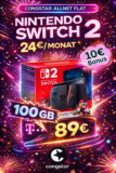 Nintendo Switch 2 + 100 GB Telekom-Netz für 24 €/Monat
