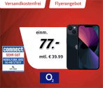 o2 Free L (60 GB LTE) ab 39,99€ mit Galaxy S22, Google Pixel 6 ab 4,95€, iPhone 13 (mini) ab 49€