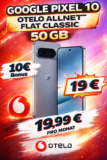 Pixel 10 für 19€ + 50 GB Vodafone für 19,99 €/Monat – MEGA