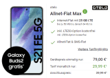 Samsung Galaxy S21 FE 5G für 79€ mit 25 GB otelo Allnet Flat XL Tarif für 29,99€ | effektiv 0€ für den Vertrag