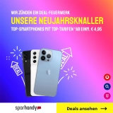 Neujahrsknaller: Top Handy-Angebote von Sparhandy zum Jahresanfang 2023