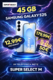 🔥 Galaxy S25 + 45 GB 5G für eff. -5,05€/Monat ✓