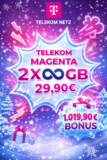 MagentaMobil M + Pluskarte: 2× Unlimited 5G für 29,90€/Monat