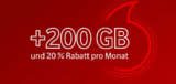 200 GB Datenboost bei Vodafone GigaMobil – Mega Datenvolumen