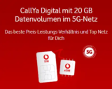 Vodafone CallYa 20 GB, 5G, mtl. kündbar für 20 €