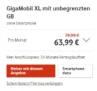 Vodafone GigaMobil XL: Unbegrenzt 5G Surfen für 63,99€!