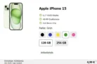Vodafone Smart M ab 39,99 € mit iPhone 15 (Pro) ab 4,99 €, Galaxy S24 für 4,99 € uvm.